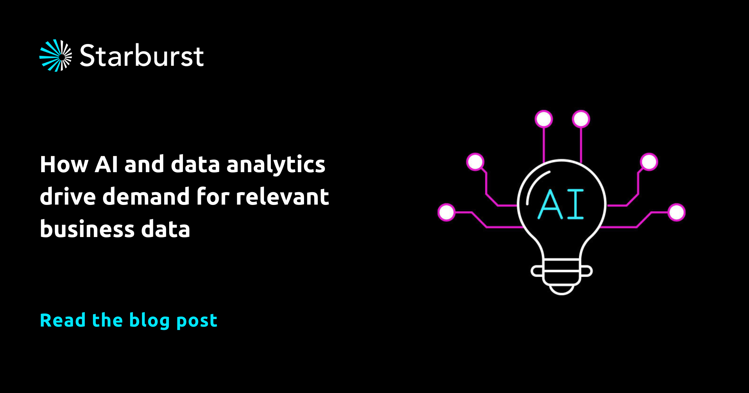 How AI and data analytics drive demand for relevant business data